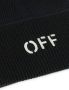 Off-White Gebreide muts Zwart - Thumbnail 2