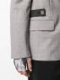 Off-White Gerafelde blazer Grijs - Thumbnail 5