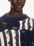Off-White Gerafelde trui Blauw - Thumbnail 4