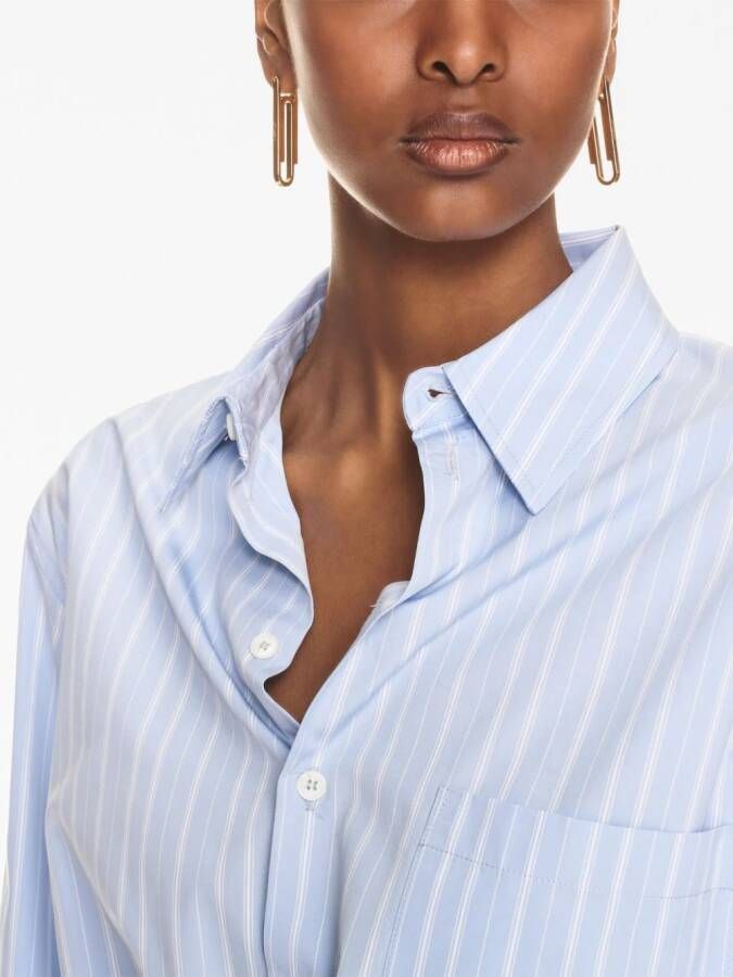 Off-White Gestreepte blouse Blauw