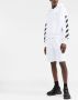 Off-White Gestreepte hoodie Wit - Thumbnail 2