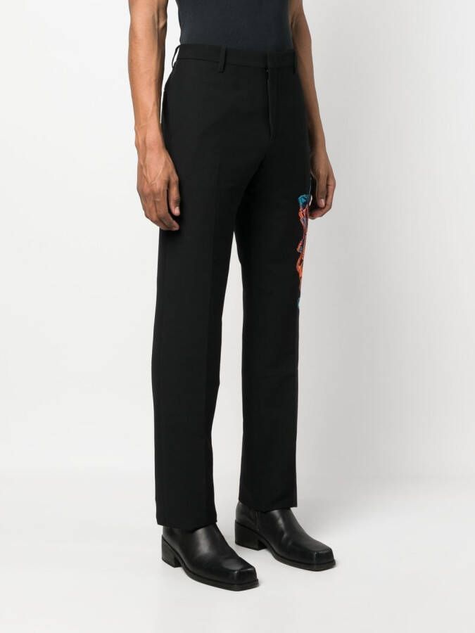 Off-White Slim-fit broek Zwart