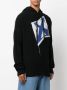 Off-White Grofgebreide hoodie Zwart - Thumbnail 3