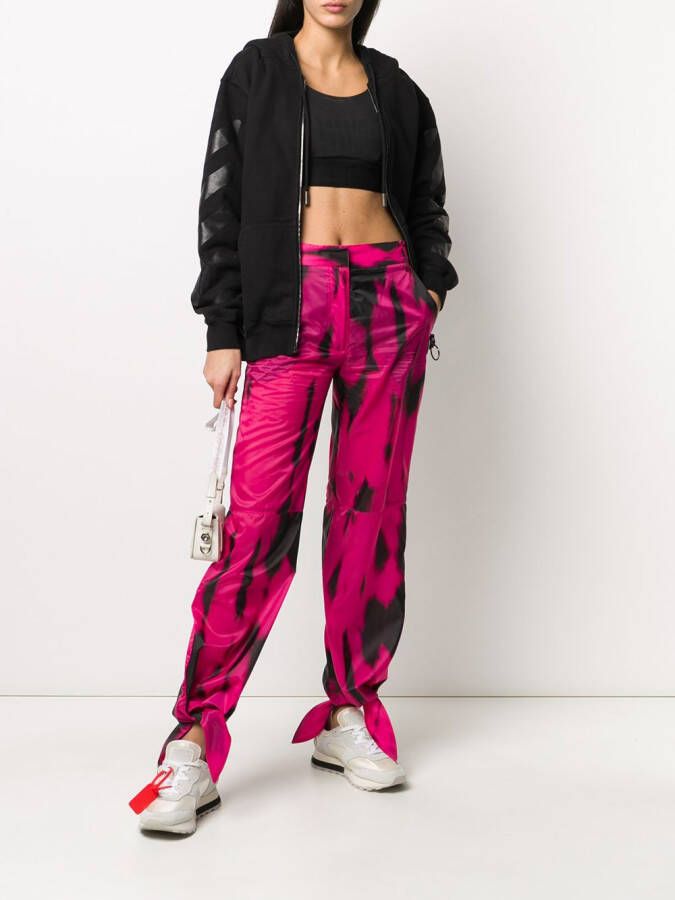 Off-White High waist broek Roze