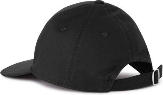 Off-White Honkbalpet met geborduurd logo Zwart