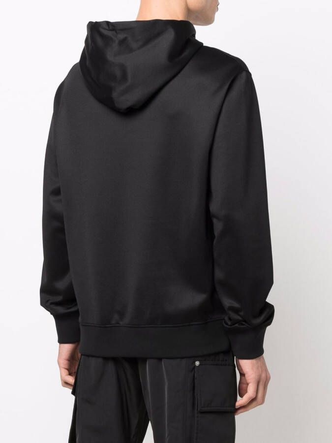 Off-White Hoodie met logopatch Zwart