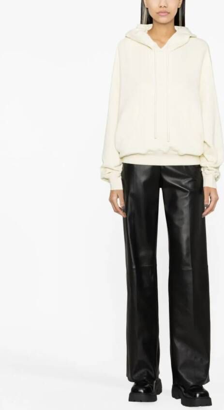 Off-White Hoodie met logoprint Beige