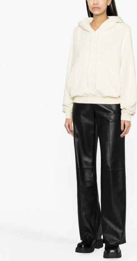 Off-White Hoodie met logoprint Beige