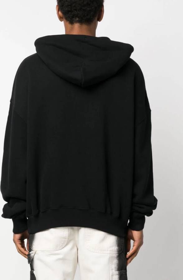 Off-White Hoodie met logoprint Zwart