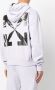 Off-White Hoodie met pijlprint Paars - Thumbnail 4