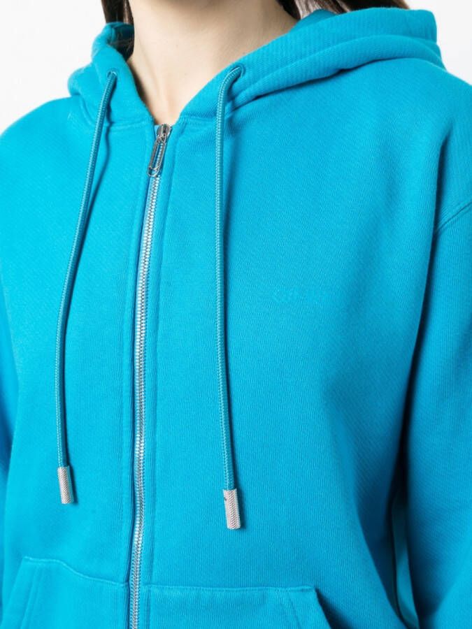 Off-White Hoodie met print Blauw
