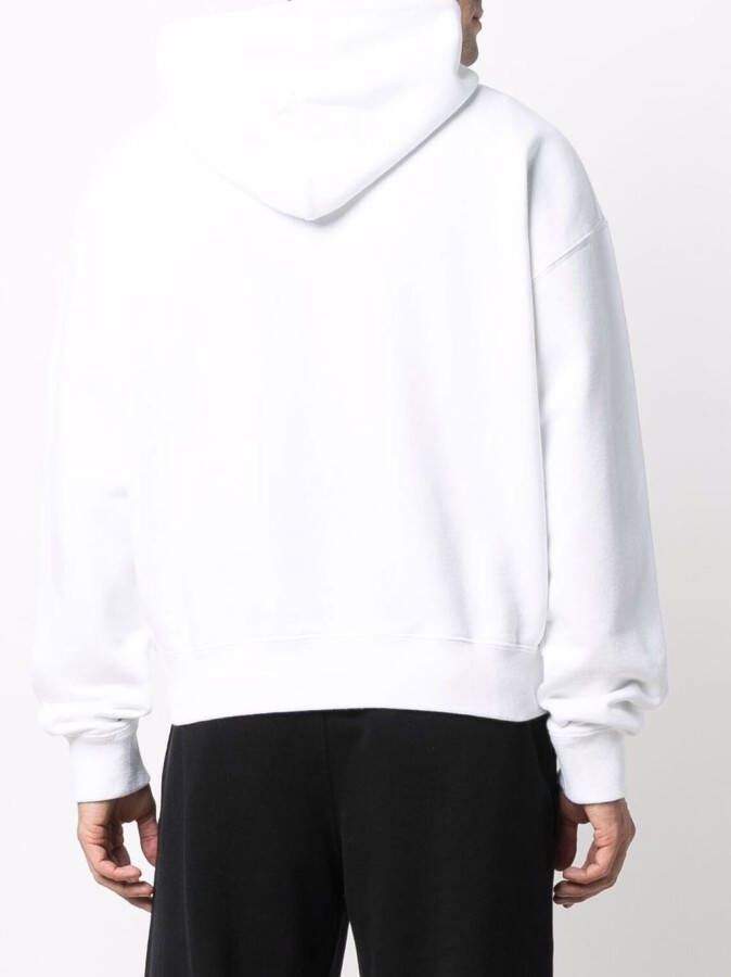 Off-White Hoodie met print Wit