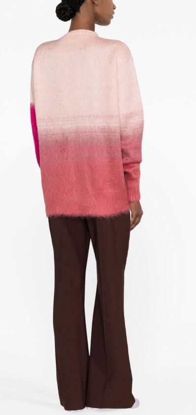 Off-White Intarsia trui Roze