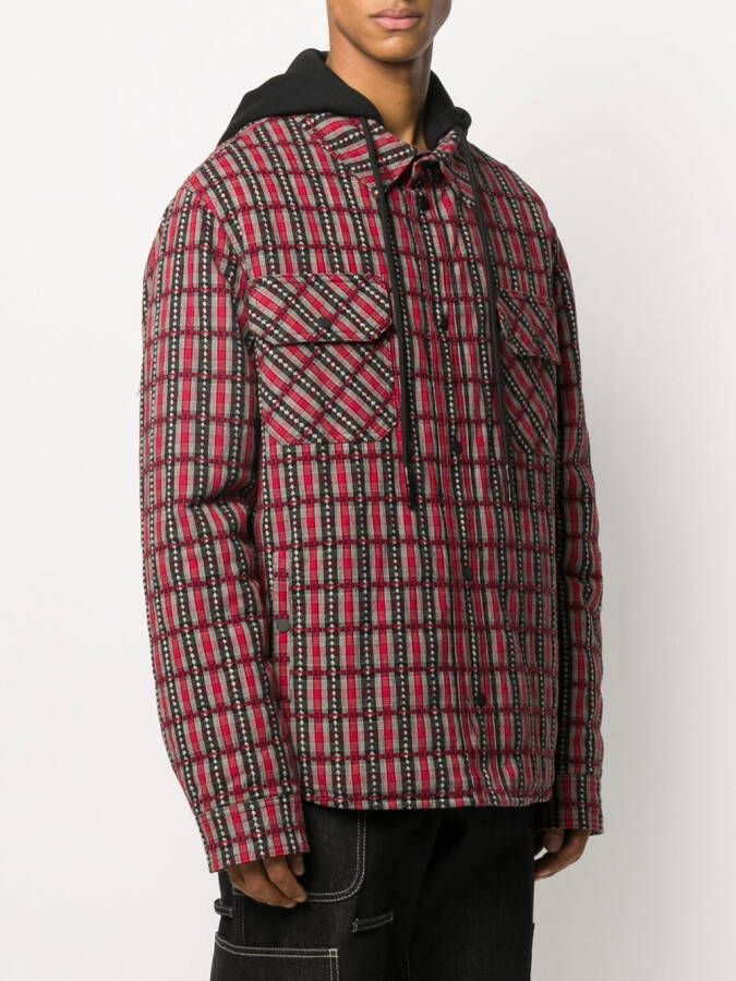 Off-White Jack met capuchon Rood