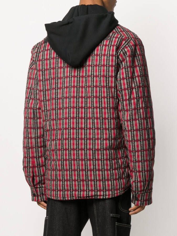 Off-White Jack met capuchon Rood