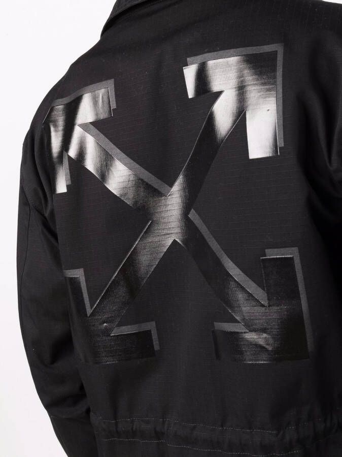 Off-White Jack met pijlpatroon Zwart