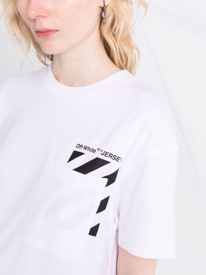 Off-White Jersey T-shirt Wit