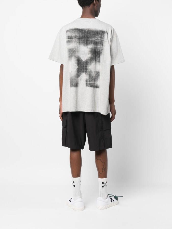 Off-White T-shirt met print Grijs