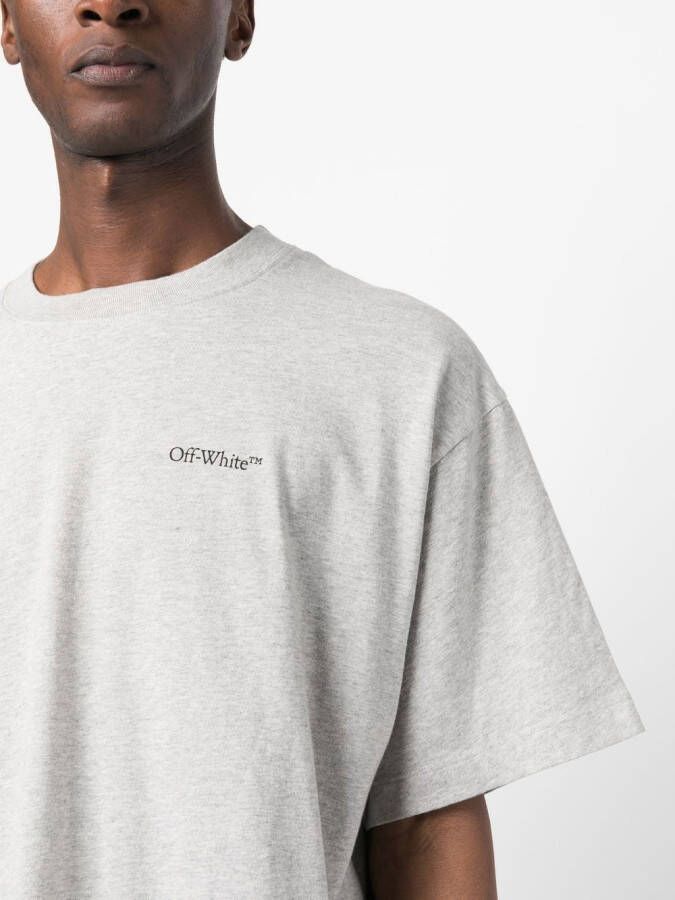 Off-White T-shirt met print Grijs