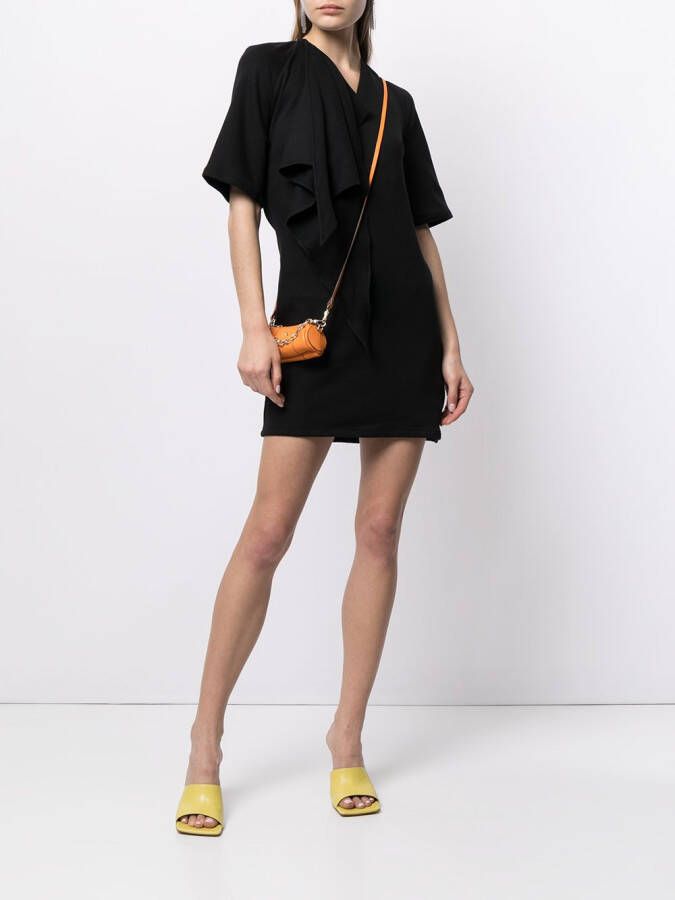 Off-White Jurk met korte mouwen Zwart