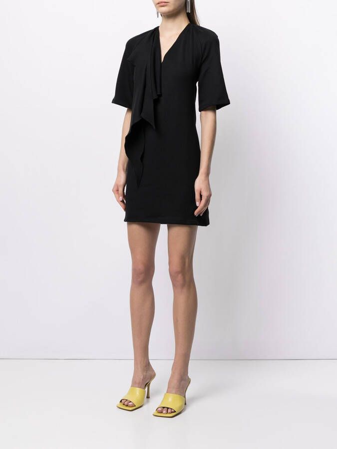Off-White Jurk met korte mouwen Zwart