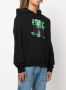 Off-White Katoenen hoodie Zwart - Thumbnail 4