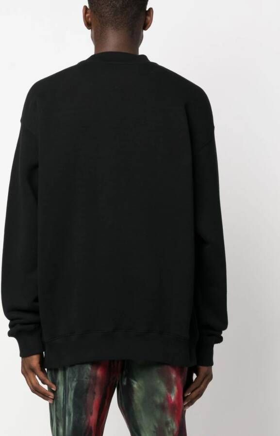 Off-White Katoenen sweater Zwart