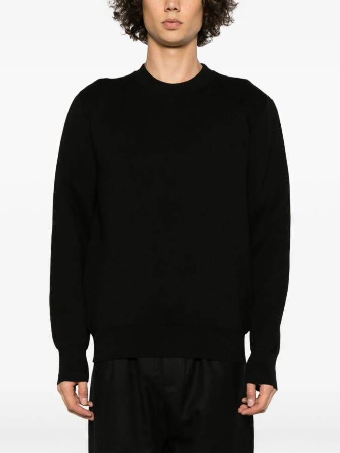 Off-White Katoenen sweater Zwart
