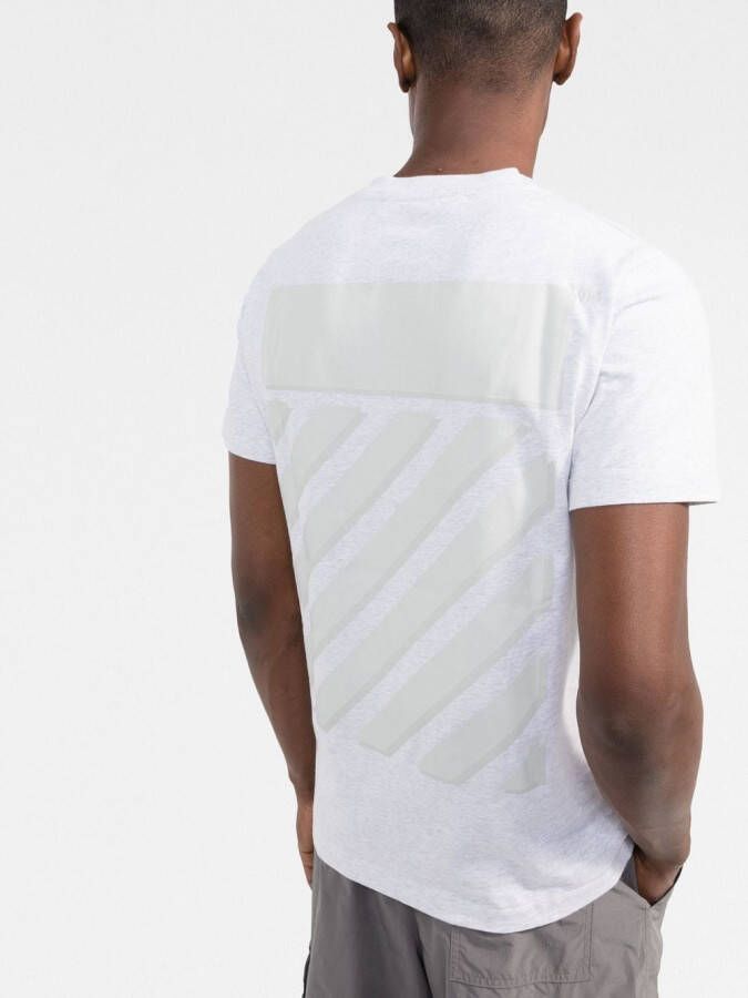 Off-White Katoenen T-shirt Grijs