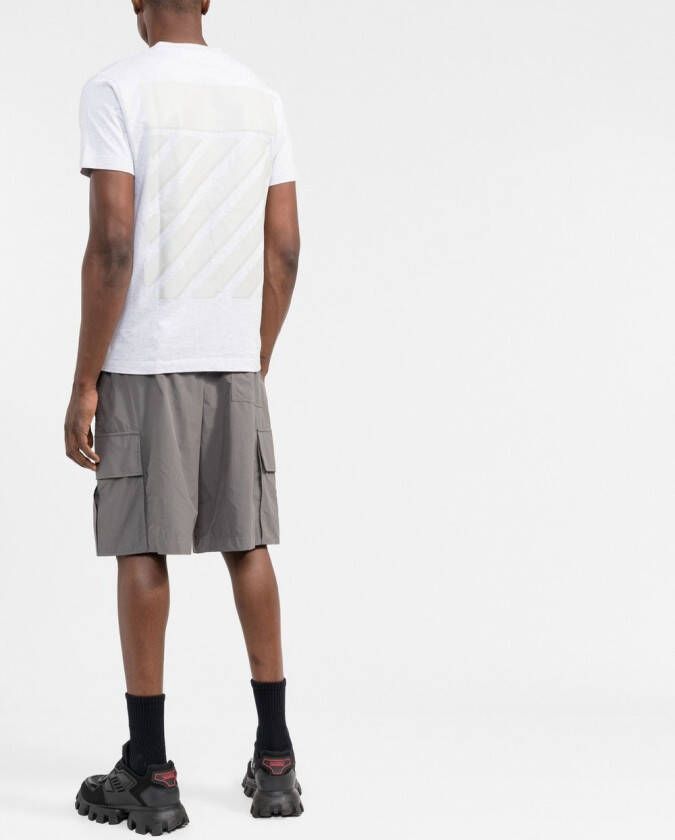 Off-White Katoenen T-shirt Grijs