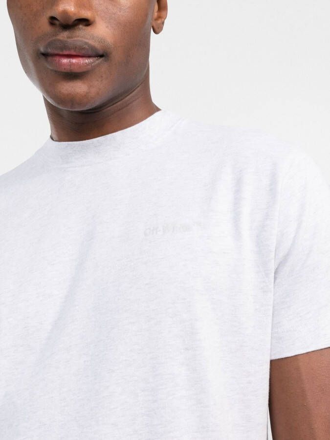 Off-White Katoenen T-shirt Grijs