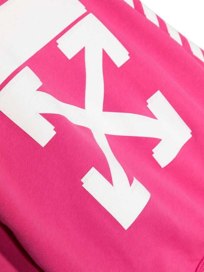 Off-White Kids Sweater met Diag-streep Roze