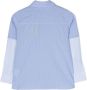 Off-White Kids Geruit shirt Blauw - Thumbnail 2
