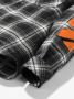 Off-White Kids Geruit shirt Zwart - Thumbnail 3