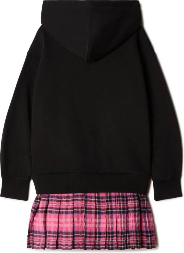 Off-White Kids Jurk met capuchon Zwart