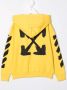 Off-White Kids Hoodie met logoprint Geel - Thumbnail 2