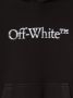 Off-White Kids Bookish Bit hoodie met logoprint Zwart - Thumbnail 3