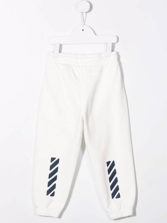 Off-White Kids Joggingbroek met logoprint Wit