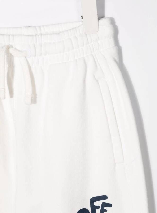 Off-White Kids Joggingbroek met logoprint Wit