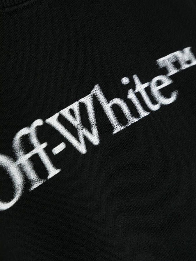 Off-White Kids Katoenen sweater Zwart