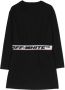 Off-White Kids Jurk met logoprint Zwart - Thumbnail 2