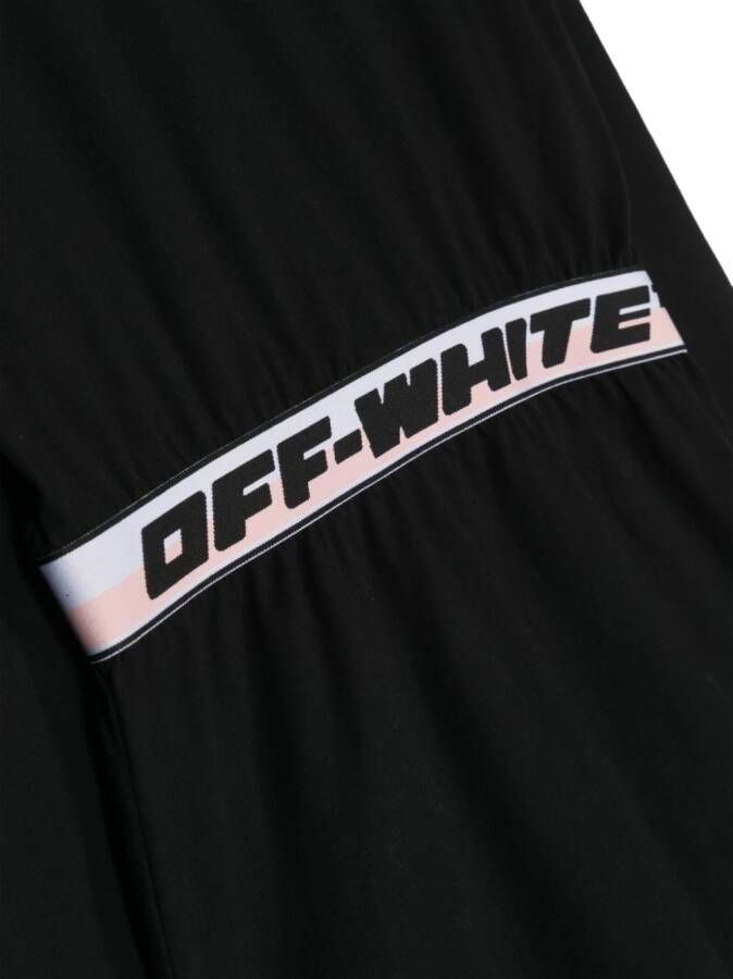 Off-White Kids Jurk met logoprint Zwart