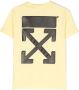 Off-White Kids T-shirt met logoprint Geel - Thumbnail 2
