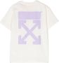 Off-White Kids T-shirt met logoprint Beige - Thumbnail 2