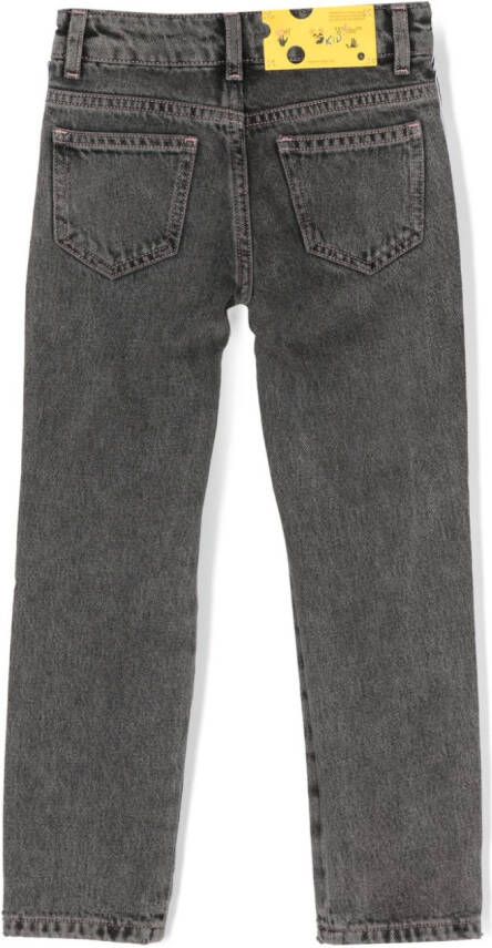 Off-White Kids Straight jeans Grijs