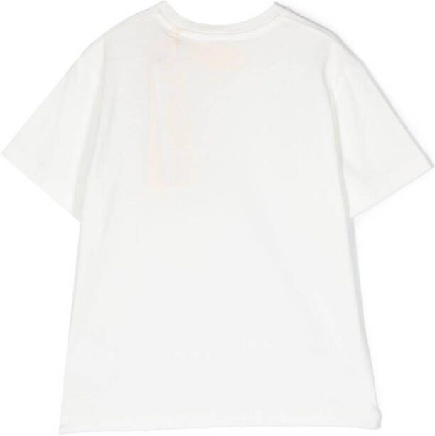 Off-White Kids T-shirt met print Wit