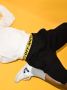 Off-White Kids Shorts met logoband Zwart - Thumbnail 4