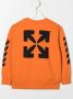 Off-White Kids Sweater met logo Oranje - Thumbnail 2