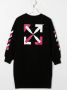 Off-White Kids Sweaterjurk met pijlprint Zwart - Thumbnail 2