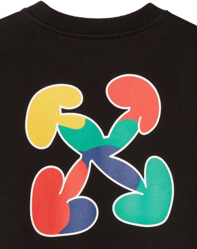 Off-White Kids T-shirt met pijlprint Zwart